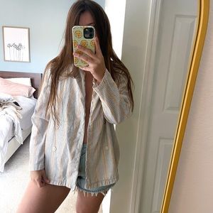 Wild Fabel Button Blazer